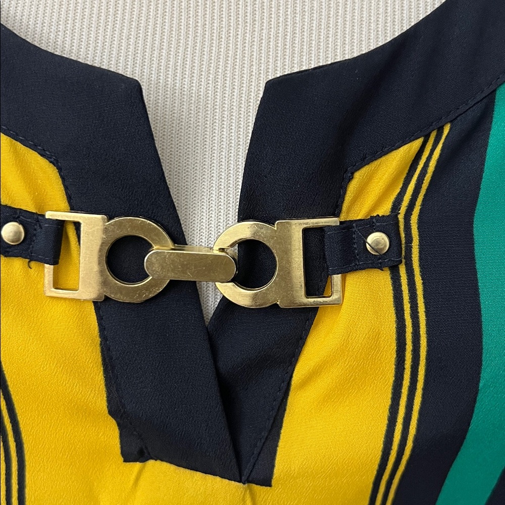 Cache Geometric Patterned Tunic With Belt - image 4